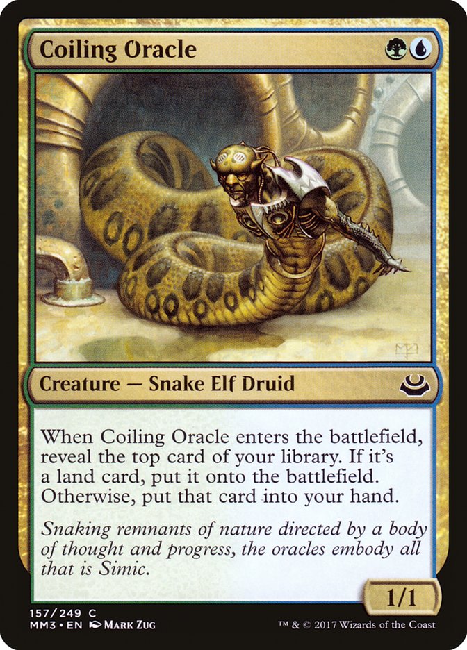 Coiling Oracle [Modern Masters 2017] | All Aboard Games