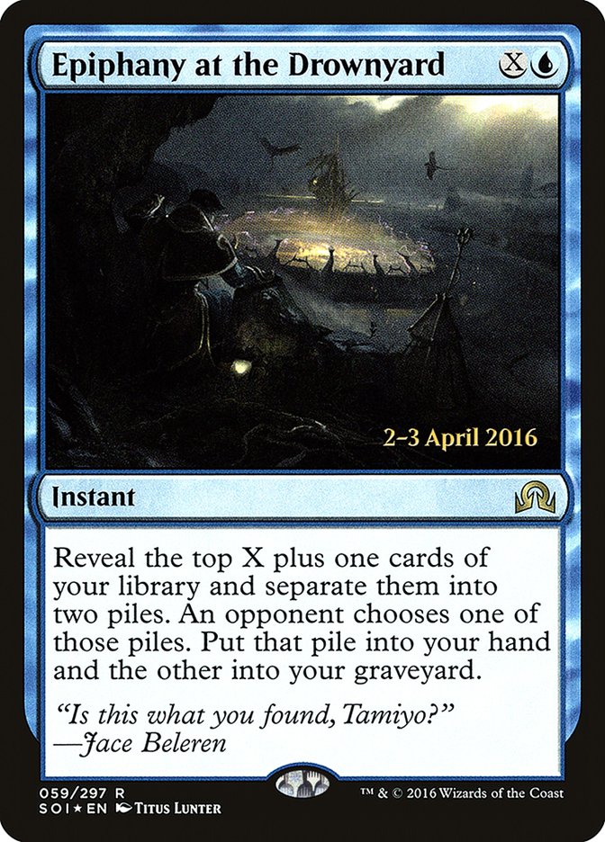 Epiphany at the Drownyard [Shadows over Innistrad Prerelease Promos] | All Aboard Games