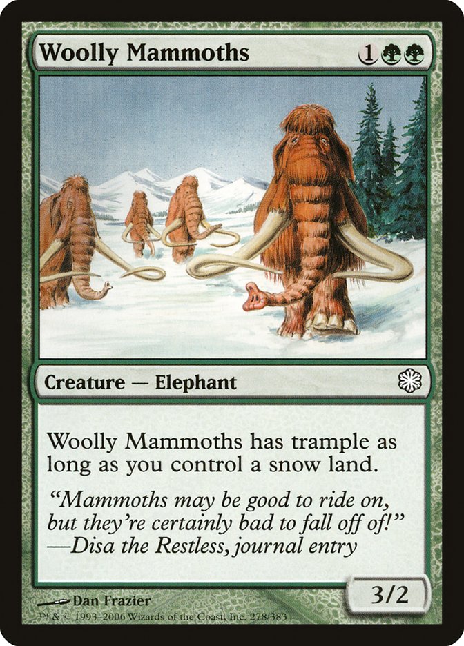 Woolly Mammoths [Coldsnap Theme Decks] | All Aboard Games
