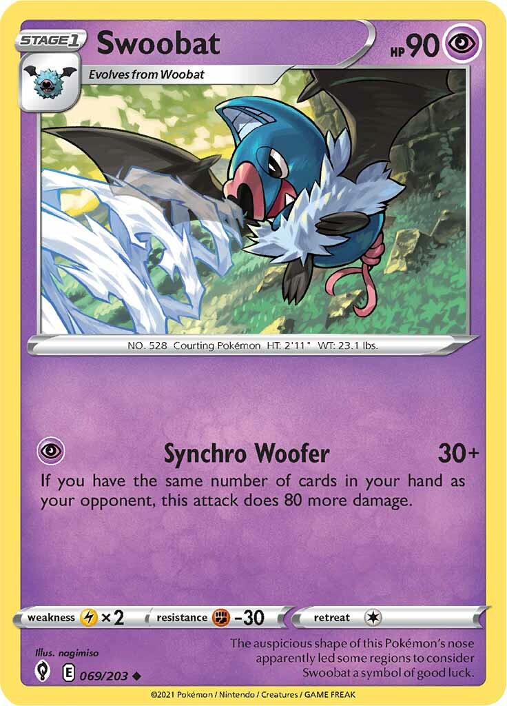 Swoobat (069/203) [Sword & Shield: Evolving Skies] | All Aboard Games