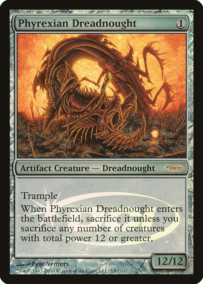 Phyrexian Dreadnought [Judge Gift Cards 2010] | All Aboard Games