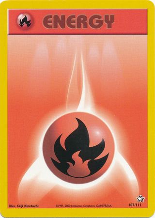 Fire Energy (107/111) [Neo Genesis Unlimited] | All Aboard Games