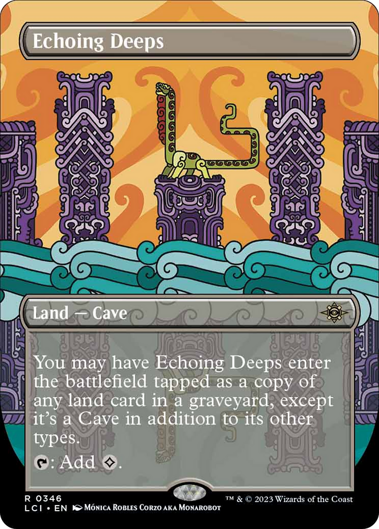 Echoing Deeps (Borderless) [The Lost Caverns of Ixalan] | All Aboard Games