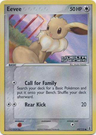 Eevee (69/113) (Stamped) [EX: Delta Species] | All Aboard Games