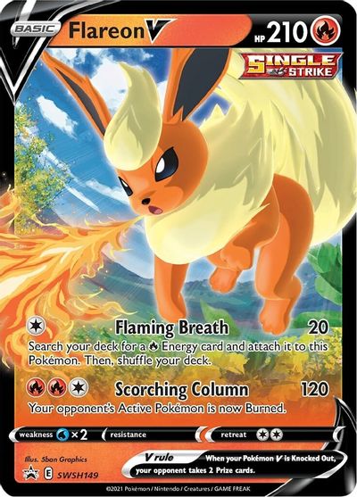 Flareon V (SWSH149) [Sword & Shield: Black Star Promos] | All Aboard Games