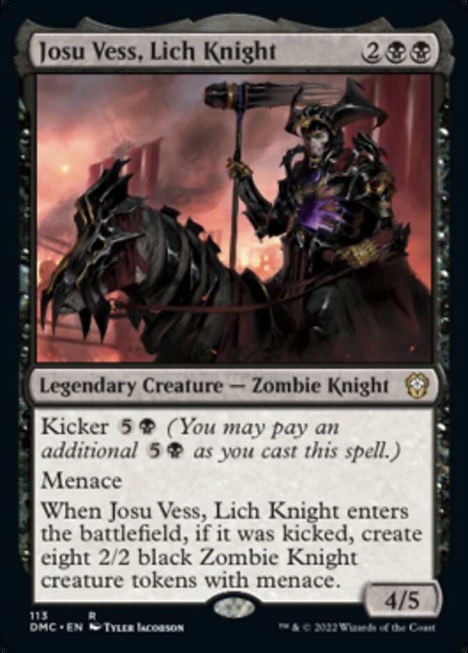 Josu Vess, Lich Knight [Dominaria United Commander] | All Aboard Games