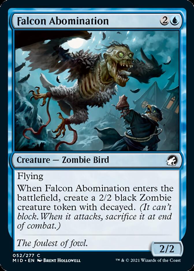 Falcon Abomination [Innistrad: Midnight Hunt] | All Aboard Games