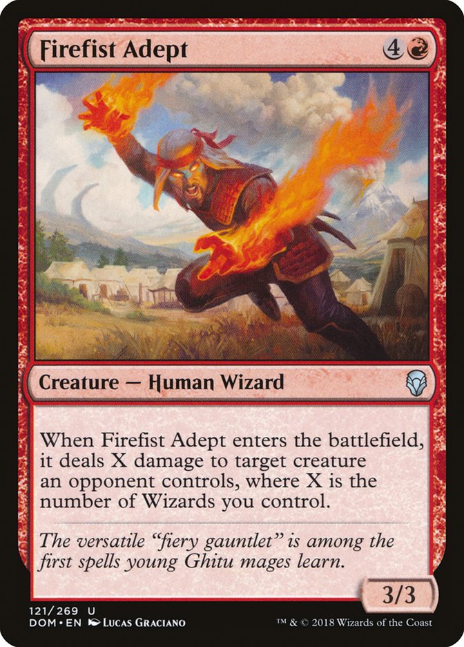 Firefist Adept [Dominaria] | All Aboard Games
