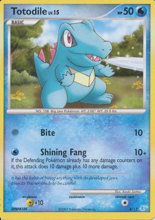 Totodile (8/12) [Diamond & Pearl: Trainer Kit - Manaphy] | All Aboard Games