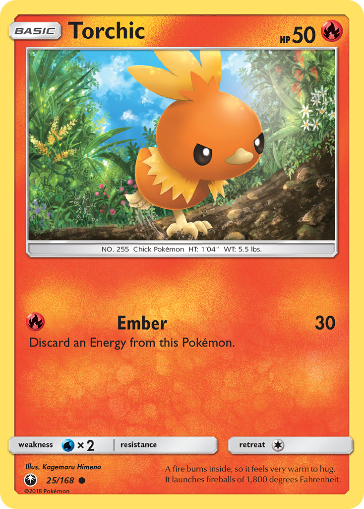 Torchic (25/168) [Sun & Moon: Celestial Storm] | All Aboard Games