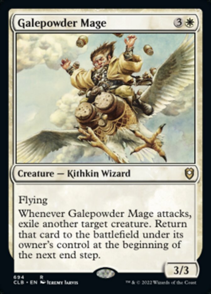 Galepowder Mage [Commander Legends: Battle for Baldur's Gate] | All Aboard Games