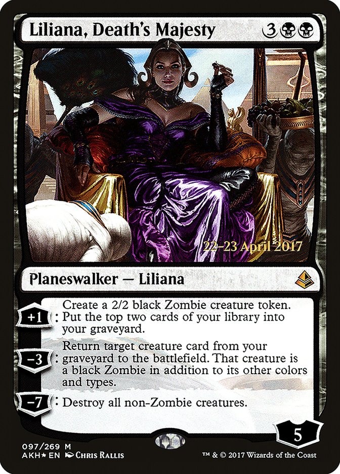 Liliana, Death's Majesty  [Amonkhet Prerelease Promos] | All Aboard Games