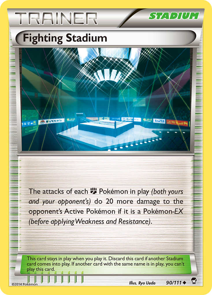 Fighting Stadium (90/111) [XY: Furious Fists] | All Aboard Games