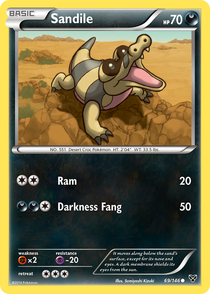 Sandile (69/146) [XY: Base Set] | All Aboard Games