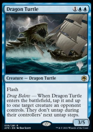 Dragon Turtle (Promo Pack) [Dungeons & Dragons: Adventures in the Forgotten Realms Promos] | All Aboard Games