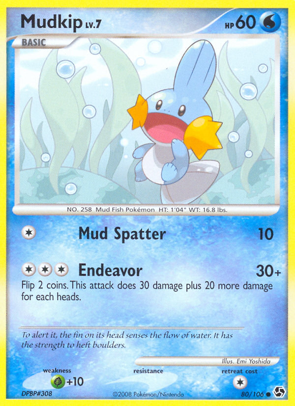 Mudkip (80/106) [Diamond & Pearl: Great Encounters] | All Aboard Games