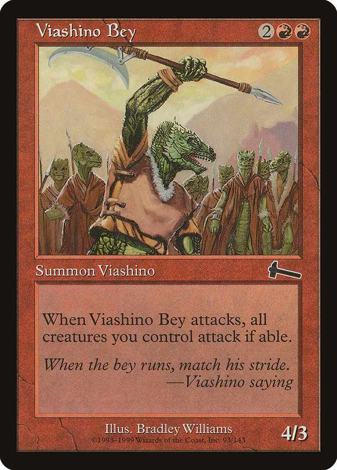 Viashino Bey [Urza's Legacy] | All Aboard Games