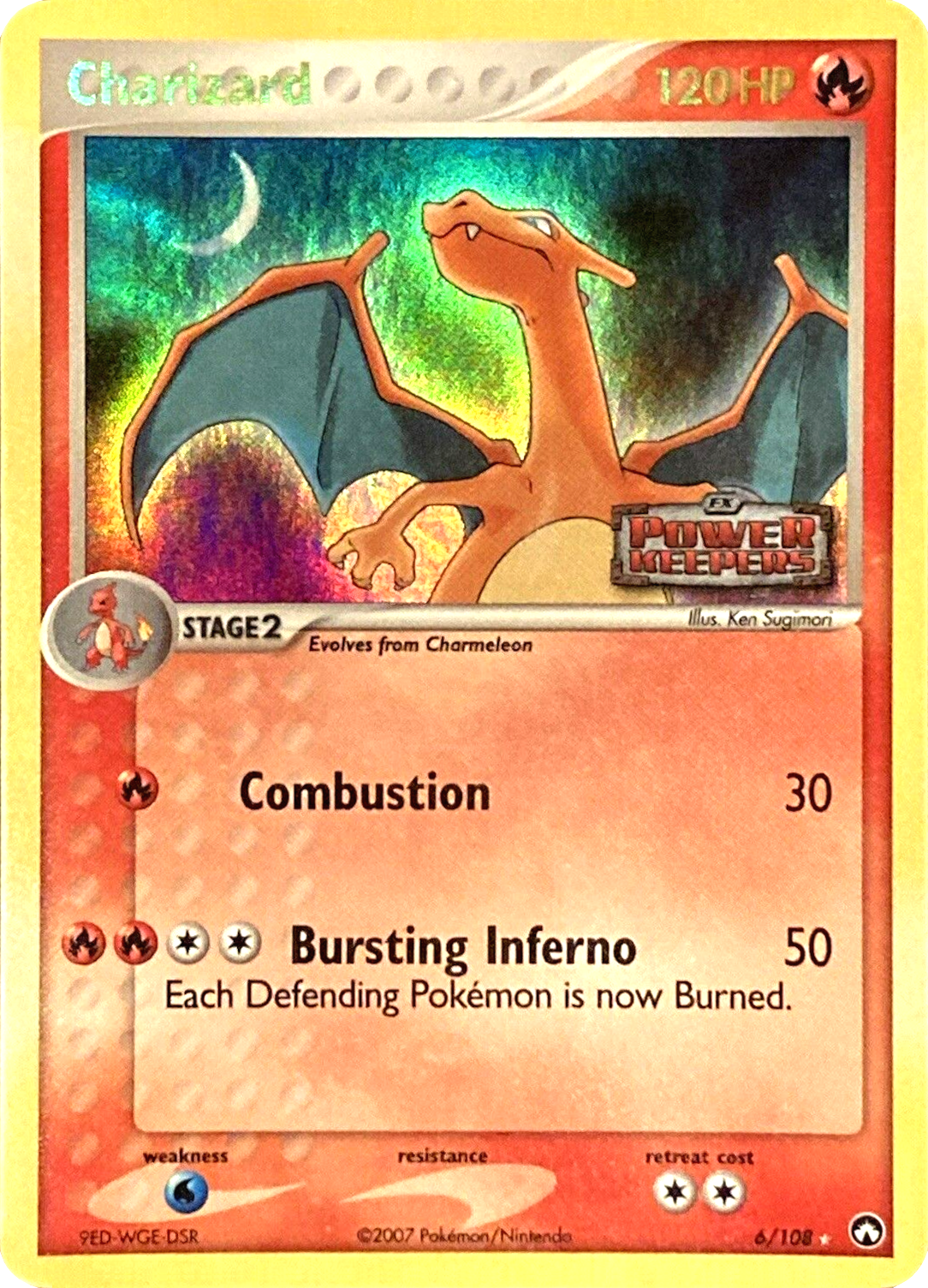 Charizard (6/108) (Stamped) [EX: Power Keepers] | All Aboard Games