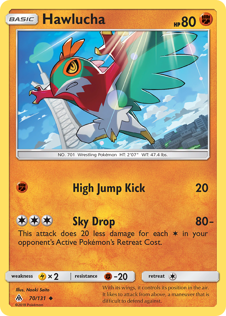 Hawlucha (70/131) [Sun & Moon: Forbidden Light] | All Aboard Games