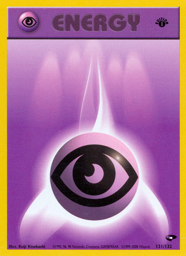 Psychic Energy (131/132) [Gym Challenge 1st Edition] | All Aboard Games