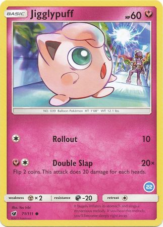 Jigglypuff (71/111) (Deck Exclusive #22) [Sun & Moon: Trainer Kit - Alolan Ninetales] | All Aboard Games