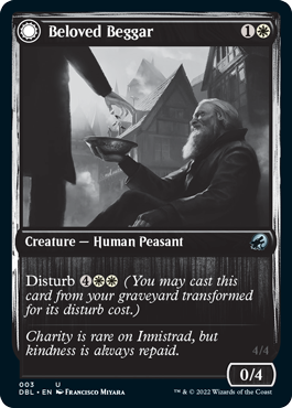 Beloved Beggar // Generous Soul [Innistrad: Double Feature] | All Aboard Games