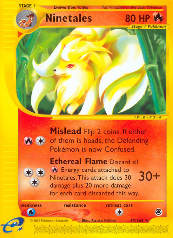 Ninetales (57/165) [Expedition: Base Set] | All Aboard Games