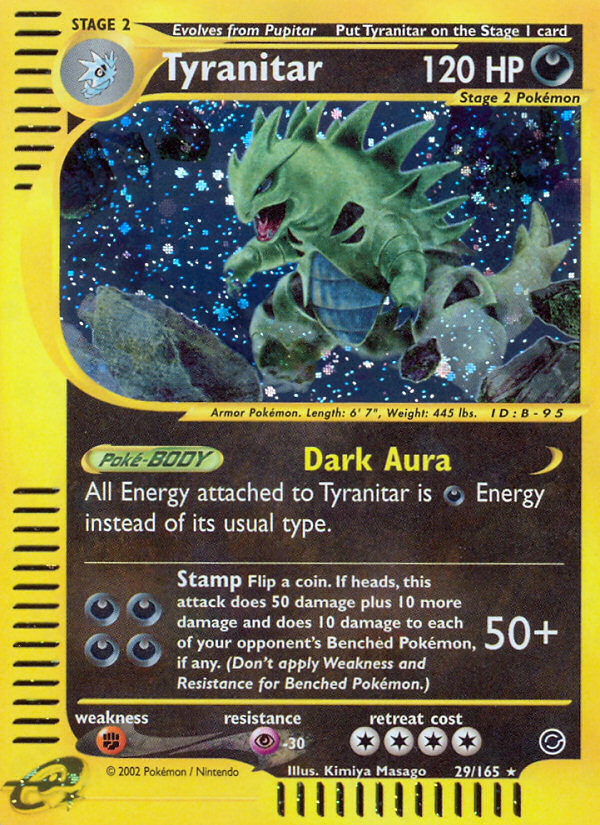 Tyranitar (29/165) [Expedition: Base Set] | All Aboard Games