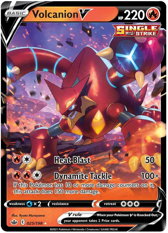 Volcanion V (025/198) [Sword & Shield: Chilling Reign] | All Aboard Games