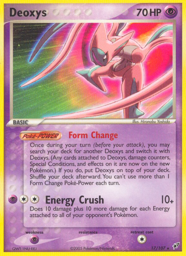 Deoxys (17/107) [EX: Deoxys] | All Aboard Games