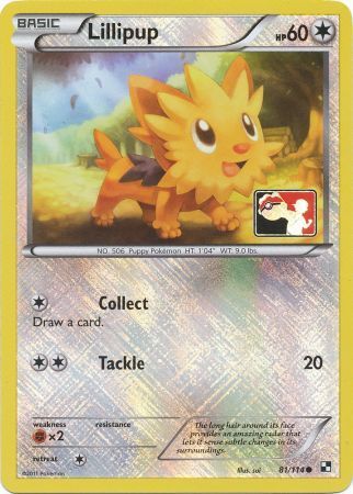 Lillipup (81/114) (League Promo) [Black & White: Base Set] | All Aboard Games