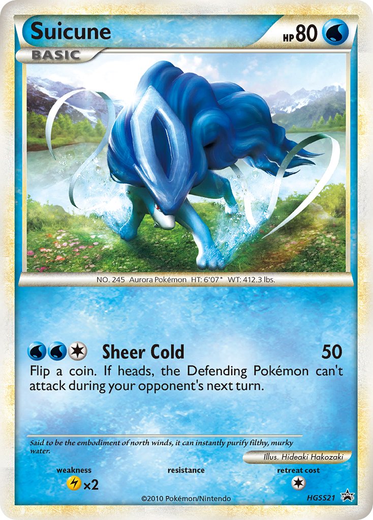 Suicune (HGSS21) [HeartGold & SoulSilver: Black Star Promos] | All Aboard Games