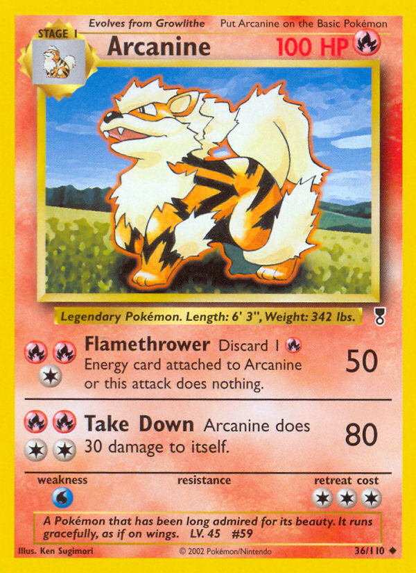 Arcanine (36/110) [Legendary Collection] | All Aboard Games