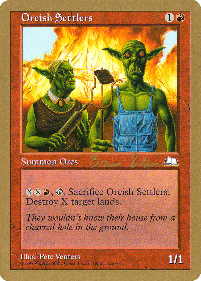 Orcish Settlers (Brian Selden) [World Championship Decks 1998] | All Aboard Games
