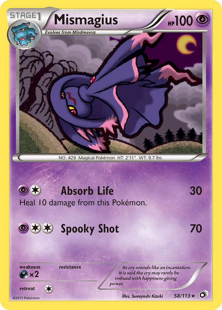 Mismagius (58/113) [Black & White: Legendary Treasures] | All Aboard Games