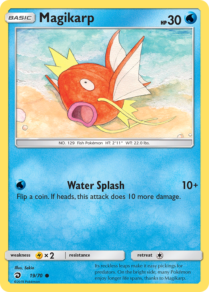 Magikarp (19/70) [Sun & Moon: Dragon Majesty] | All Aboard Games