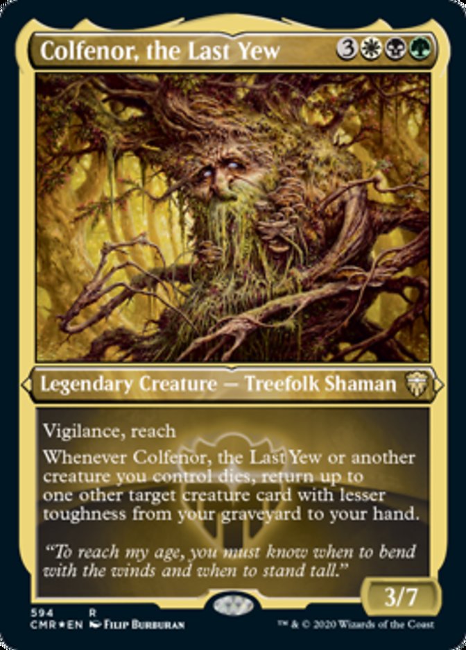 Colfenor, the Last Yew (Etched) [Commander Legends] | All Aboard Games