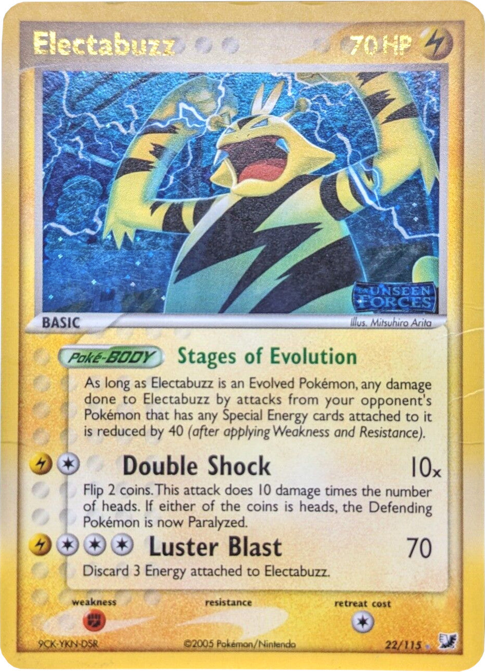 Electabuzz (22/115) (Stamped) [EX: Unseen Forces] | All Aboard Games