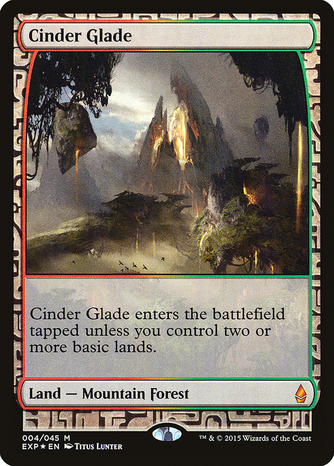 Cinder Glade [Zendikar Expeditions] | All Aboard Games
