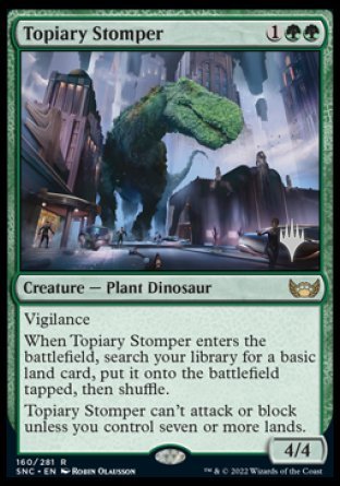 Topiary Stomper (Promo Pack) [Streets of New Capenna Promos] | All Aboard Games