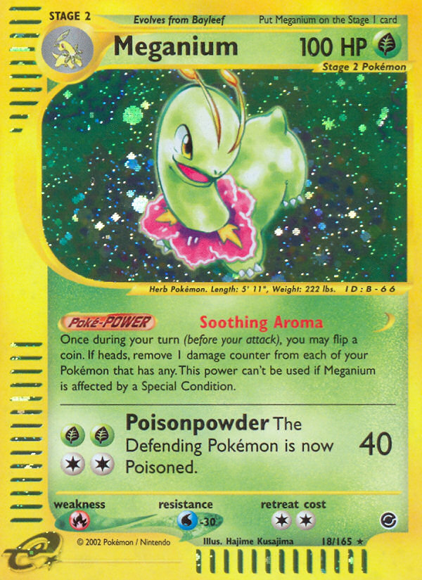 Meganium (18/165) [Expedition: Base Set] | All Aboard Games