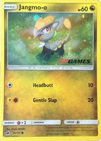 Jangmo-o (75/111) (Cosmos Holo) (EB Games Promo) [Sun & Moon: Crimson Invasion] | All Aboard Games