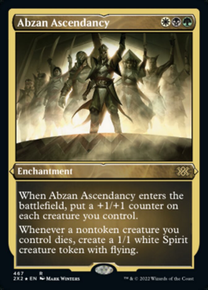 Abzan Ascendancy (Foil Etched) [Double Masters 2022] | All Aboard Games