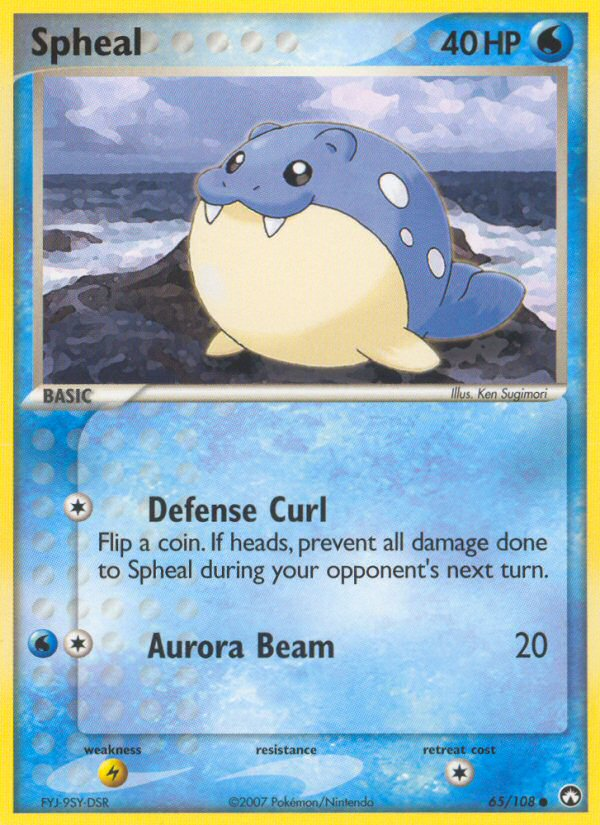 Spheal (65/108) [EX: Power Keepers] | All Aboard Games