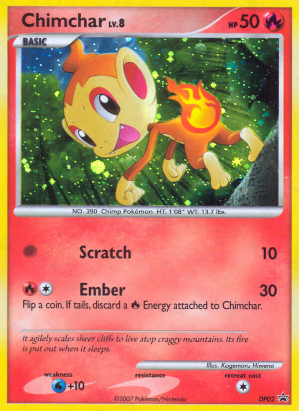 Chimchar (DP02) [Diamond & Pearl: Black Star Promos] | All Aboard Games