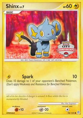 Shinx (98/130) (City Championships Promo) [Nintendo: Black Star Promos] | All Aboard Games