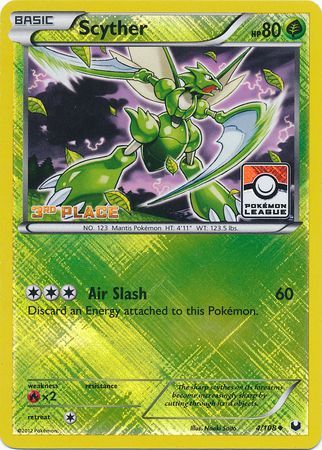 Scyther (4/108) (League Promo 3rd Place) [Black & White: Dark Explorers] | All Aboard Games