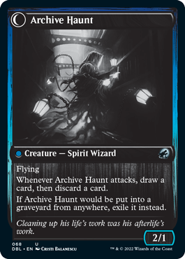 Overwhelmed Archivist // Archive Haunt [Innistrad: Double Feature] | All Aboard Games