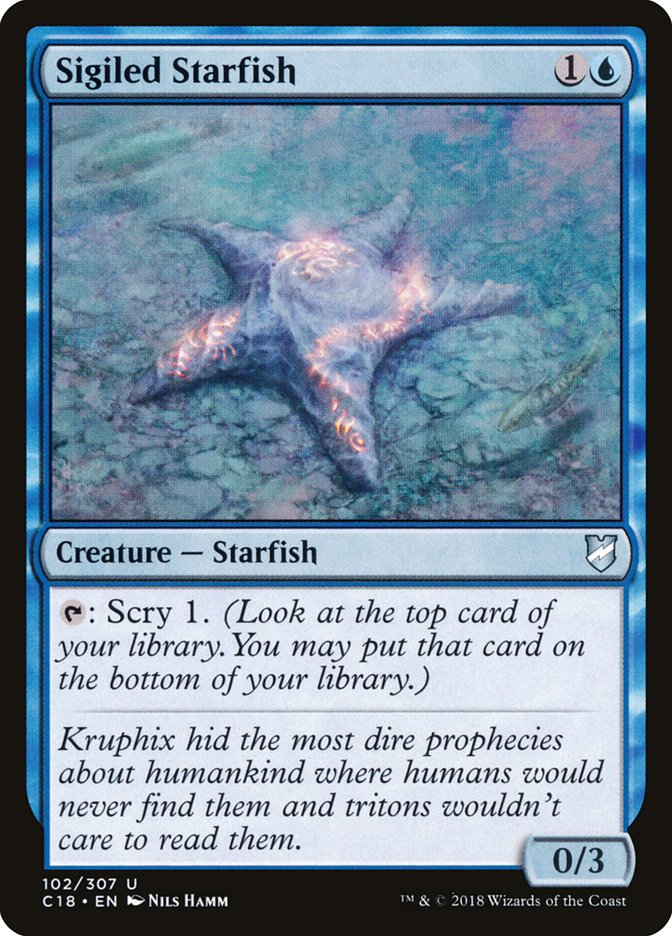 Sigiled Starfish [Commander 2018] | All Aboard Games