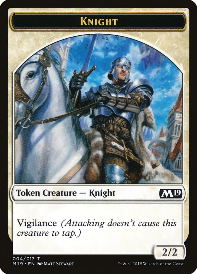 Knight [Core Set 2019 Tokens] | All Aboard Games